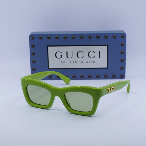 Final Price! Gucci GG17773S 006 Acid Green Sunglasses